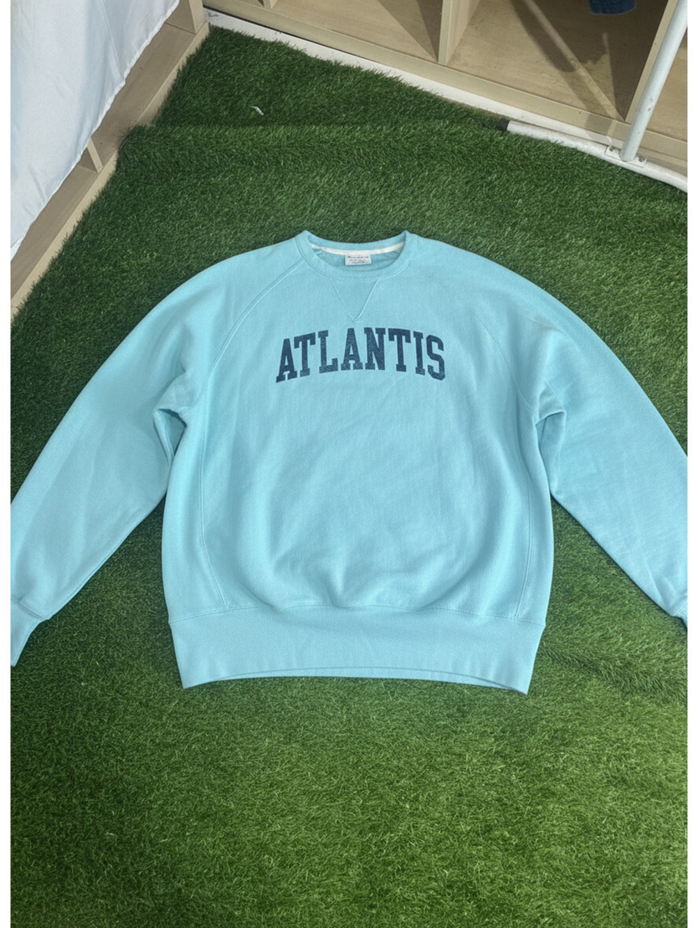 Champion Reverse Weave Atlantis Crewneck Sweatshirt Light Blue X-Large